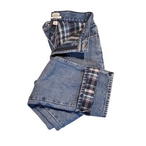 LL Bean Flannel Lined Jeans